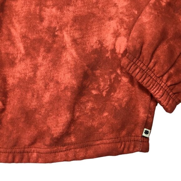 Lucky Brand NWT Crop Sweatshirt LOVE PEACE SUNSHINE Rainbow Girls XL 16 - Picture 4 of 7